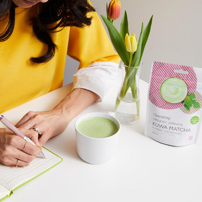 Organic Japanese Kuwa Matcha Mulberry Leaf Powder 40g - Clearspring - Herbal tea - Eco Natural Products
