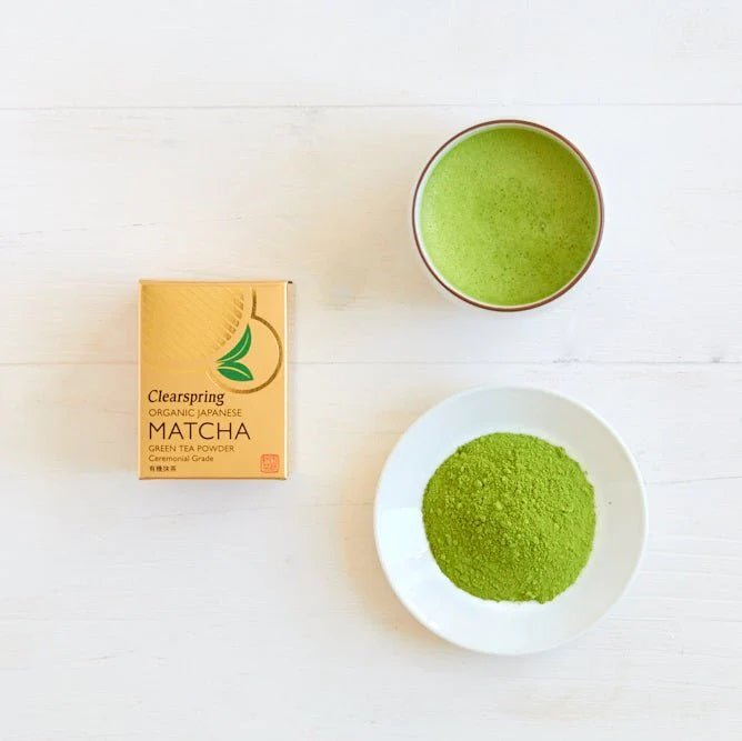 Organic Japanese Matcha Powder Ceremonial Grade Green Tea 30g - Clearspring - Matcha - Eco Natural Products