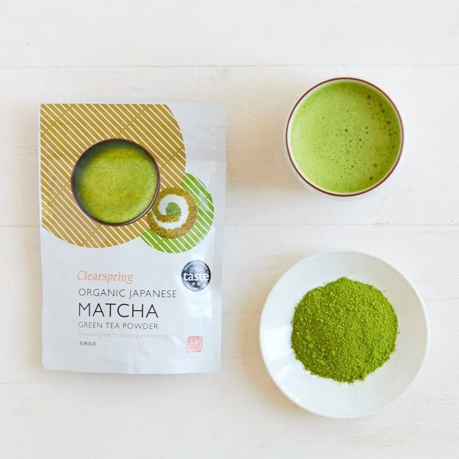 Organic Japanese Matcha Powder Premium Grade Green Tea 40g - Clearspring - Matcha - Eco Natural Products