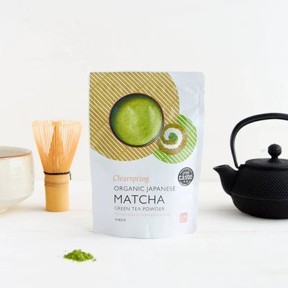 Organic Japanese Matcha Powder Premium Grade Green Tea 40g - Clearspring - Matcha - Eco Natural Products