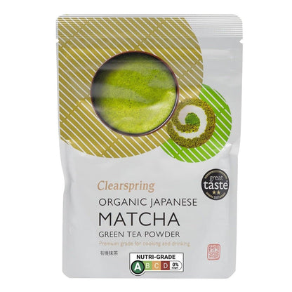 Organic Japanese Matcha Powder Premium Grade Green Tea 40g - Clearspring - Matcha - Eco Natural Products