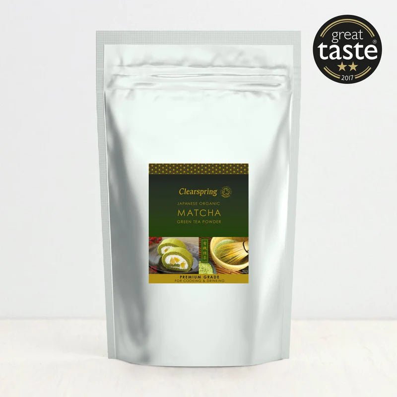 Organic Japanese Matcha Powder Premium Grade Green Tea 40g - Clearspring - Matcha - Eco Natural Products