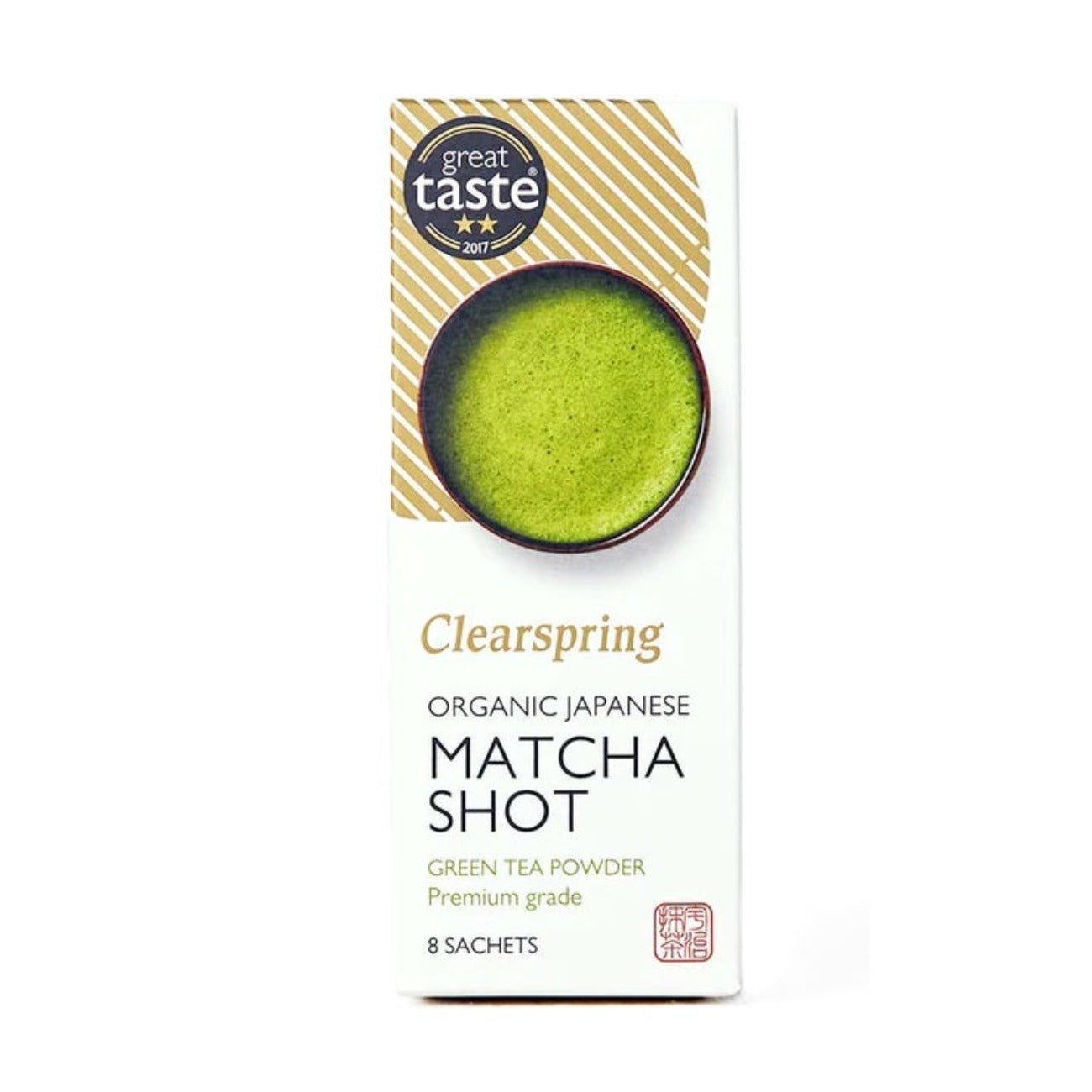 Organic Japanese Matcha Shot Green Tea Powder 8 Sachets - Clearspring - Matcha - Eco Natural Products