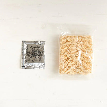 Organic Japanese Miso Ramen Noodles with Miso Ginger Soup 2x105g - Clearspring - Ramen - Eco Natural Products