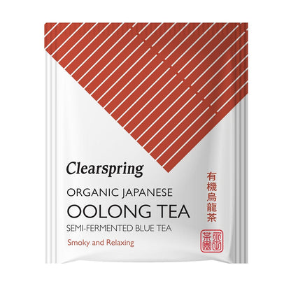 Organic Japanese Oolong Semi - Fermented Blue Tea 20 Bags - Clearspring - Green Tea - Eco Natural Products