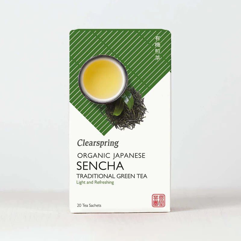 Organic Japanese Sencha Traditional Green Tea 20 Bags - Clearspring - Green Tea - Eco Natural Products