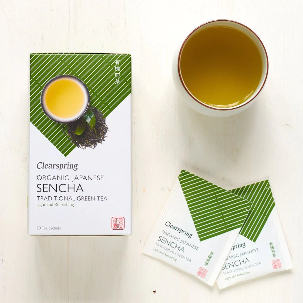 Organic Japanese Sencha Traditional Green Tea 20 Bags - Clearspring - Green Tea - Eco Natural Products
