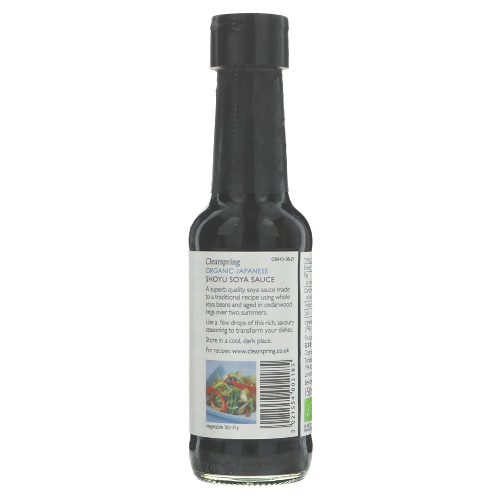 Organic Japanese Shoyu Soya Sauce 150ml - Clearspring - Sauce - Eco Natural Products