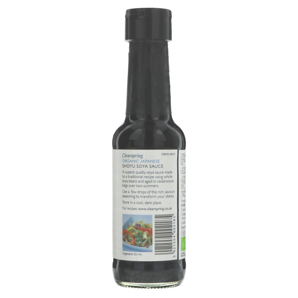 Organic Japanese Shoyu Soya Sauce 150ml - Clearspring - Sauce - Eco Natural Products