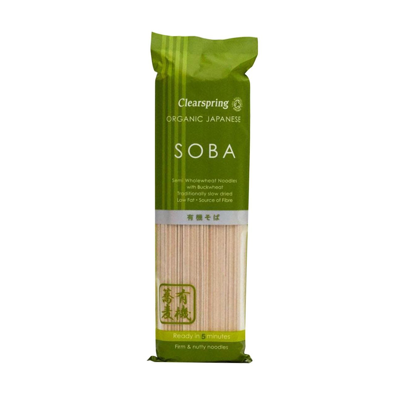 Organic Japanese Soba Noodles 200g - Eco Natural Products - Clearspring - Noodles