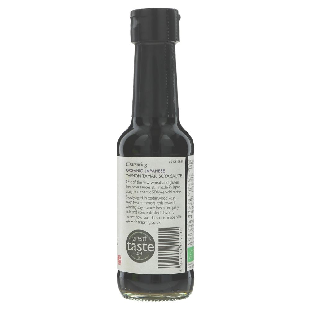 Organic Japanese Tamari Soya Double Strength Sauce 150ml - Clearspring - Sauce - Eco Natural Products
