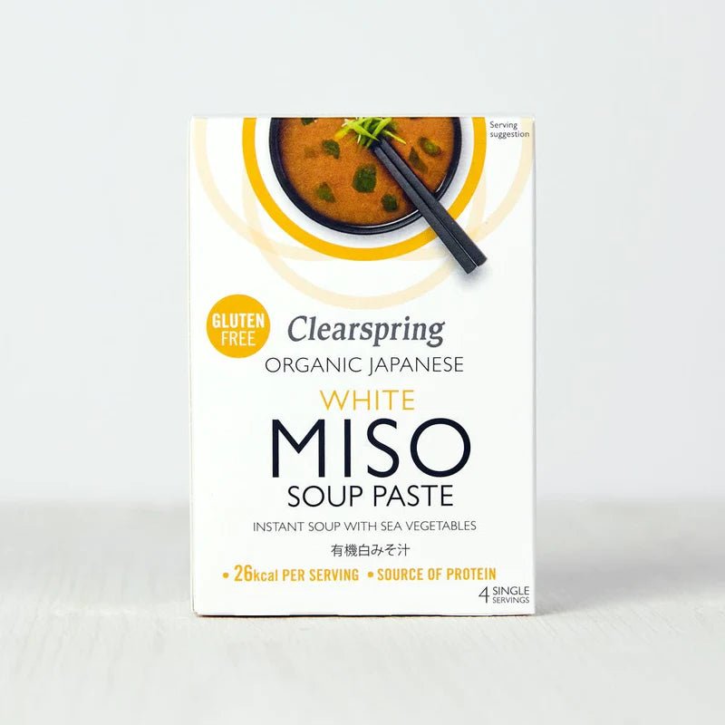 Organic Japanese White Miso Soup Paste 60g - Clearspring - Instant Miso Soup - Eco Natural Products