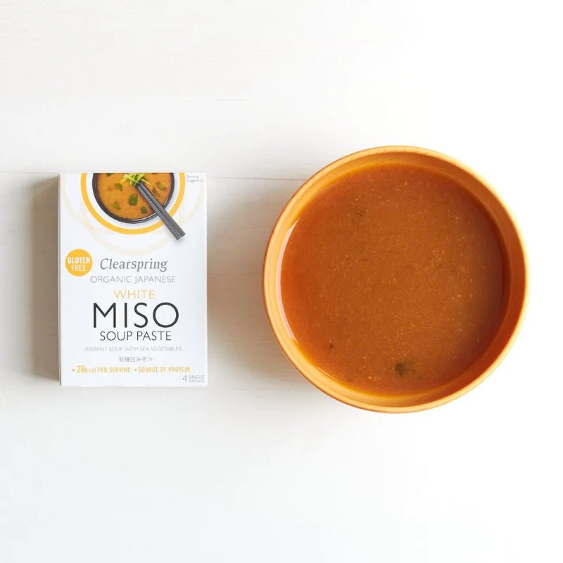 Organic Japanese White Miso Soup Paste 60g - Clearspring - Instant Miso Soup - Eco Natural Products