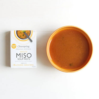 Organic Japanese White Miso Soup Paste 60g - Clearspring - Instant Miso Soup - Eco Natural Products