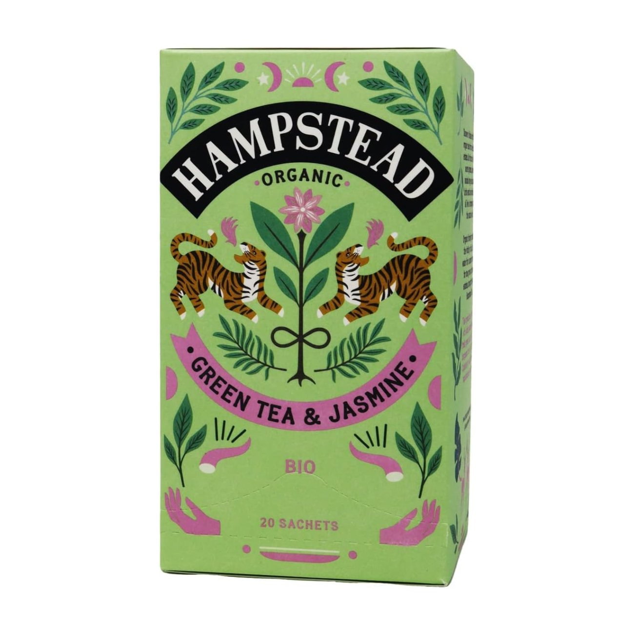 Organic Jasmine & Green Tea 20 bag - Hampstead Tea - Green tea - Eco Natural Products