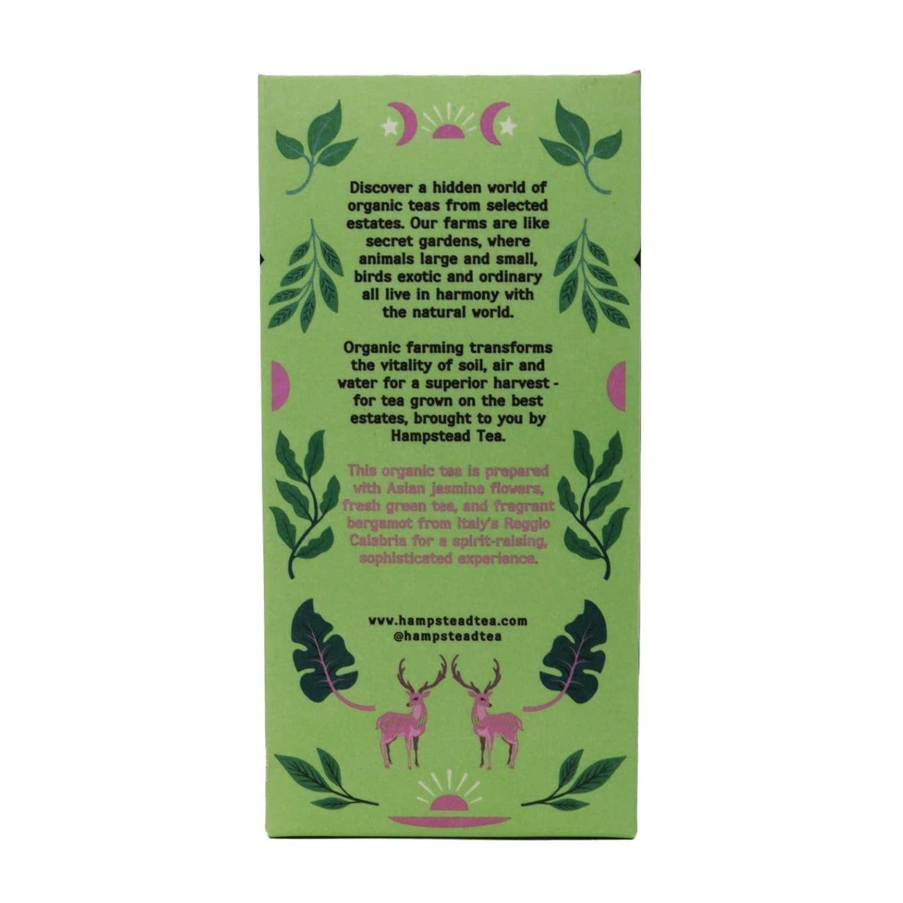 Organic Jasmine & Green Tea 20 bag - Hampstead Tea - Green tea - Eco Natural Products