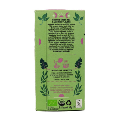 Organic Jasmine & Green Tea 20 bag - Hampstead Tea - Green tea - Eco Natural Products