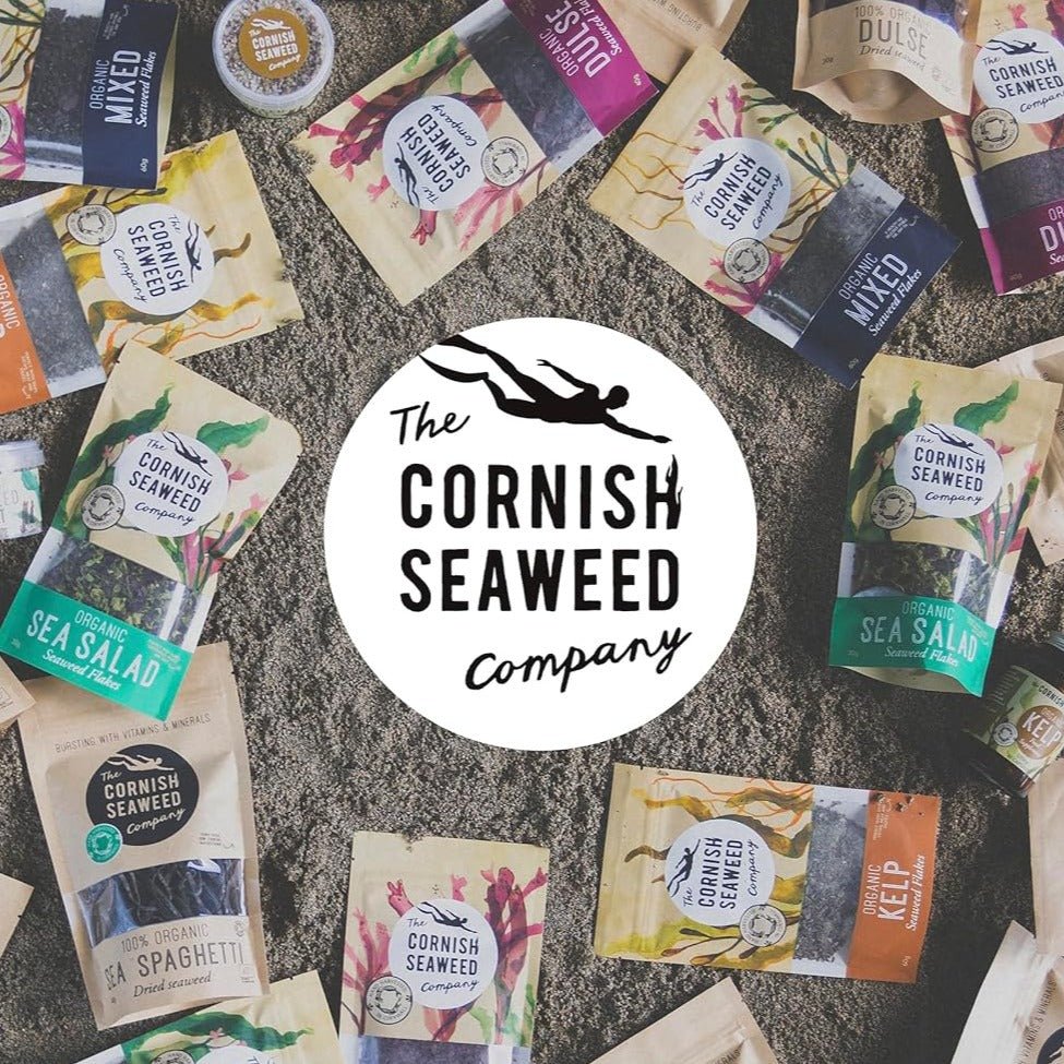 Organic Kelp Seaweed Flakes Shaker 20g - The Cornish Seaweed Company - Sea Vegetable Condiment - Eco Natural Products