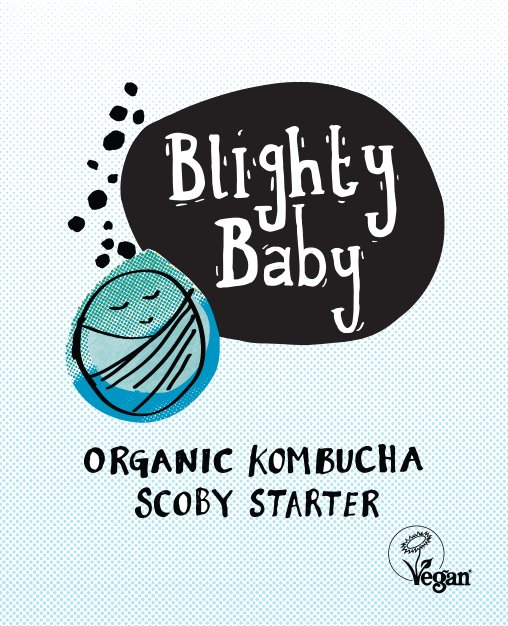 Organic Kombucha Scoby Starter 500ml - Blighty Booch Kombucha - Tea - Eco Natural Products