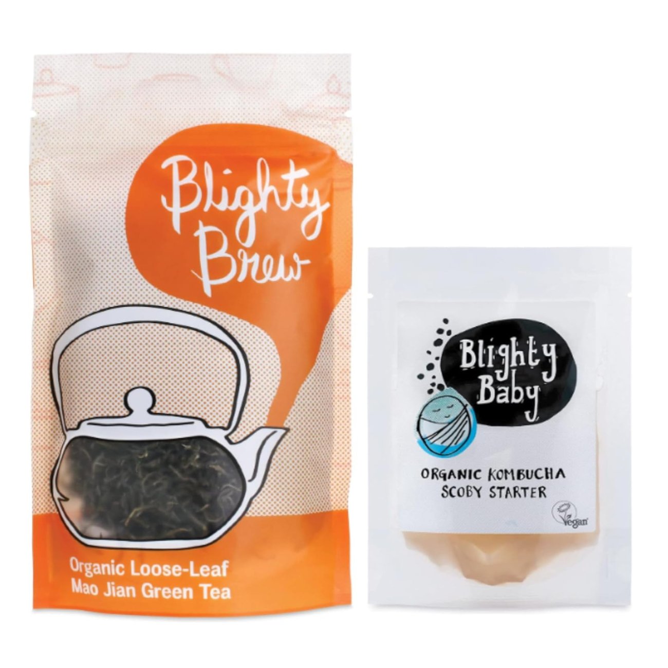 Organic Kombucha Scoby Starter 500ml - Blighty Booch Kombucha - Tea - Eco Natural Products