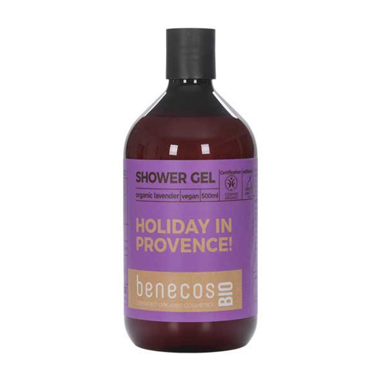 Organic Lavender Shower Gel 500ml - Benecos - Shower gel - Eco Natural Products