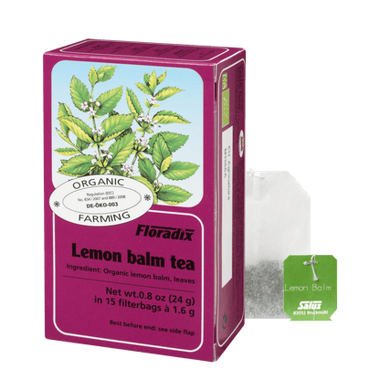 Organic Lemon Balm Herbal Tea 15 Bags - Floradix - Herbal tea - Eco Natural Products
