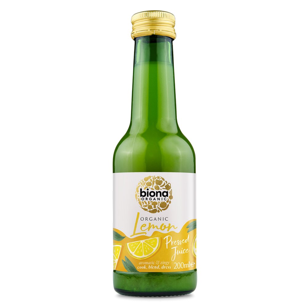 Organic Lemon Juice 200ml - Biona - Juice - Eco Natural Products