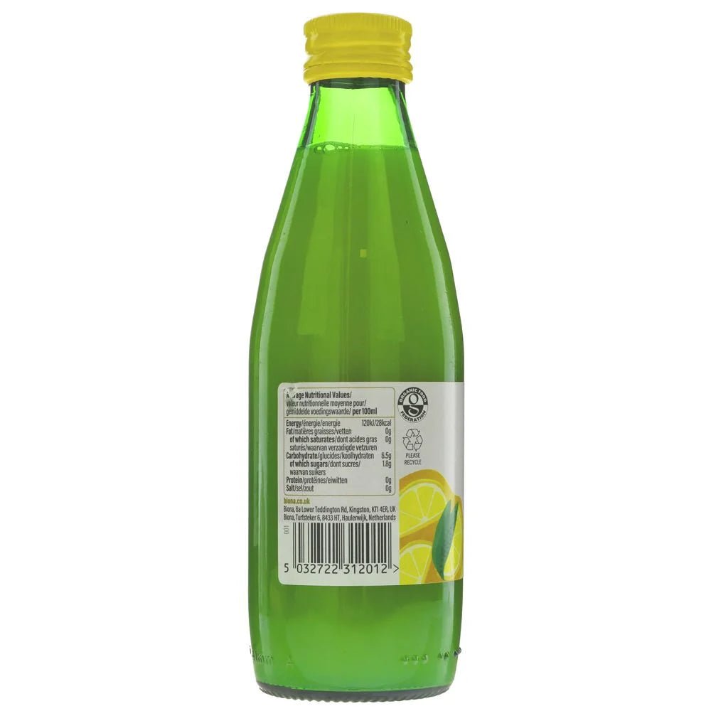 Organic Lemon Juice 250ml - Biona - Lemon & Lime Juice - Biona