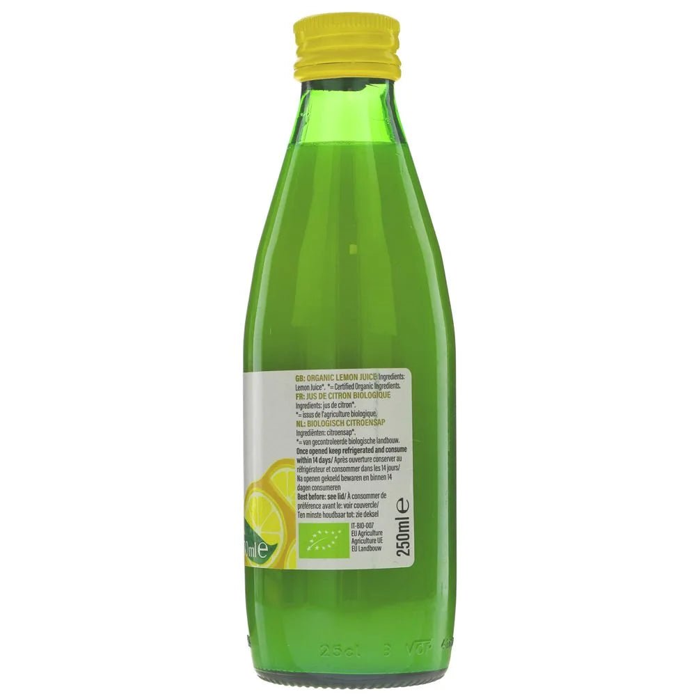 Organic Lemon Juice 250ml - Biona - Lemon & Lime Juice - Biona