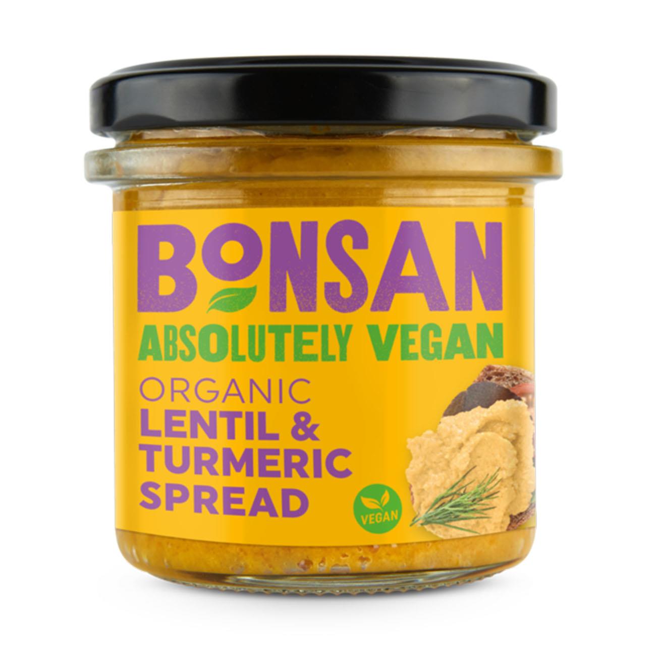 Organic Lentil and Turmeric Pate 140g [BLACK FRIDAY] - Eco Natural Products - Bonsan - Pate