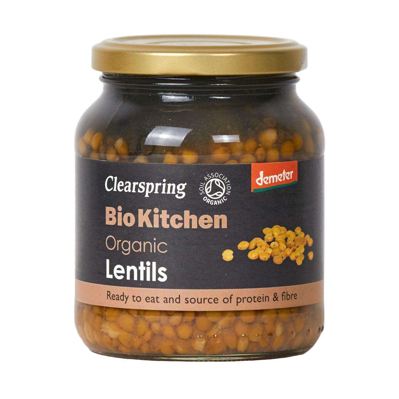 Organic Lentil Demeter Bio Kitchen 360g [BLACK FRIDAY] - Eco Natural Products - Clearspring - Vegetables