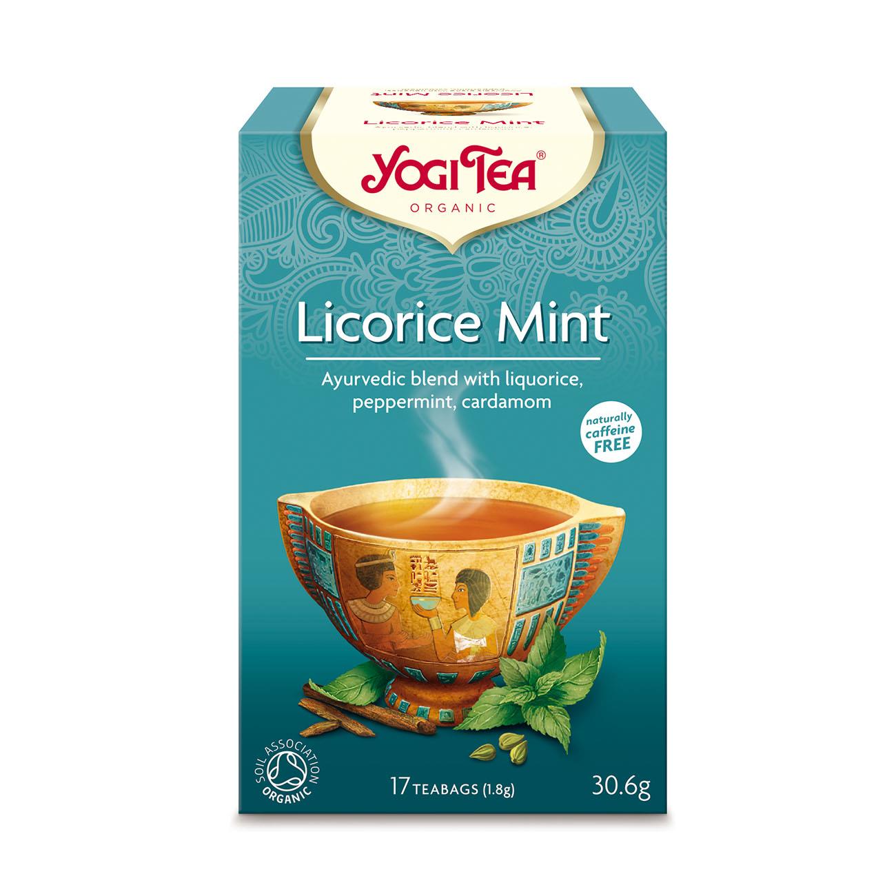 Organic Licorice Mint Spice Tea 17 Bags - Yogi Tea - Tea - Eco Natural Products