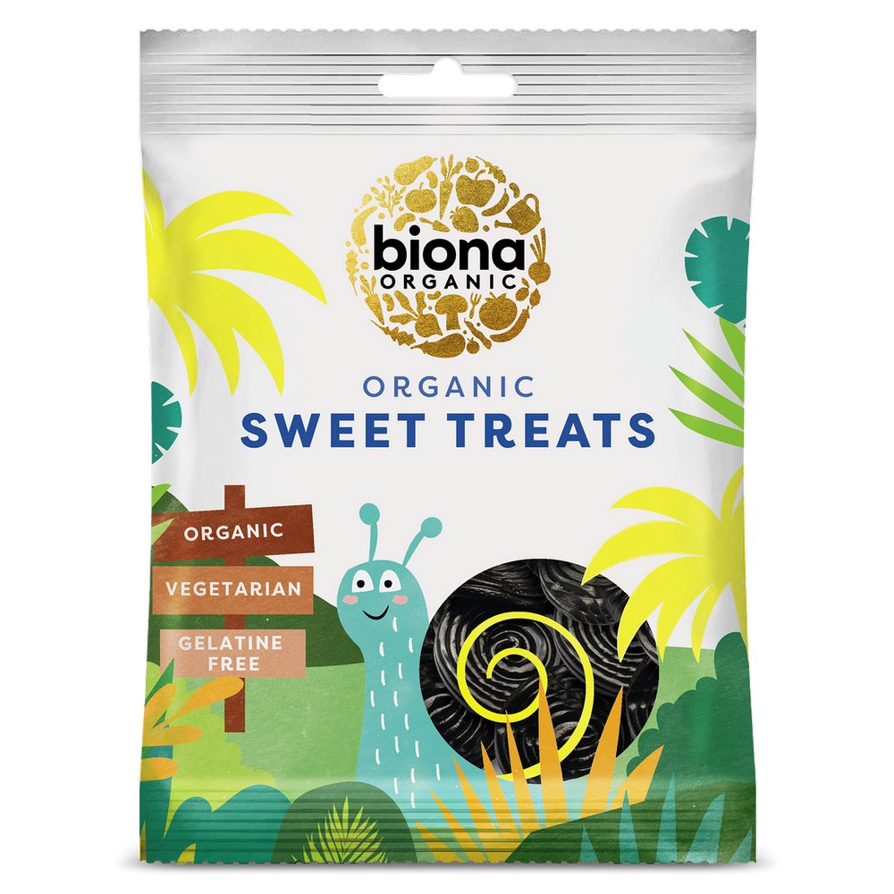 Organic Licorice Spirals 75g - Biona - Liquorice - Eco Natural Products