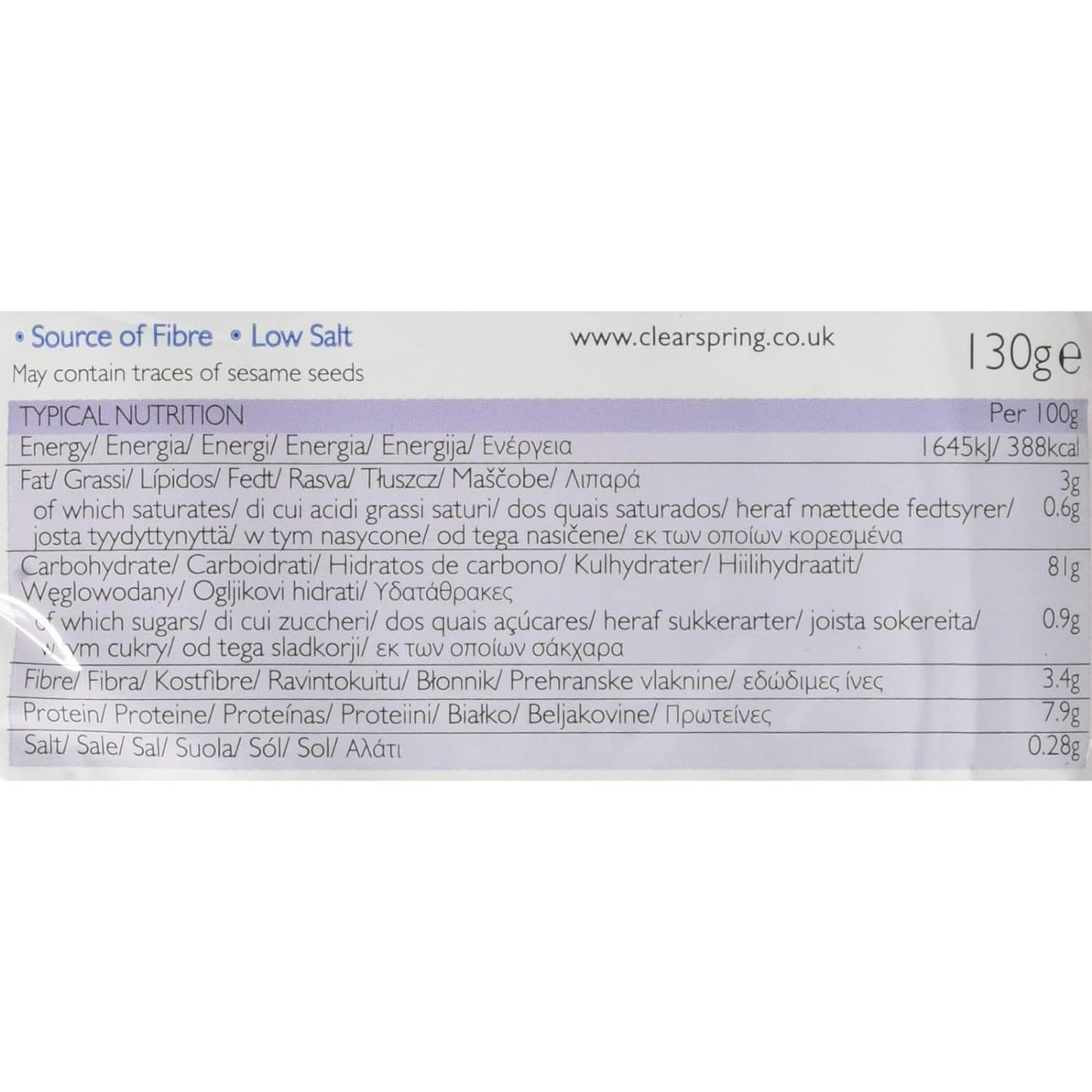 Organic Lightly Salted Rice Cakes 130g - Clearspring - Cake - Eco Natural Products