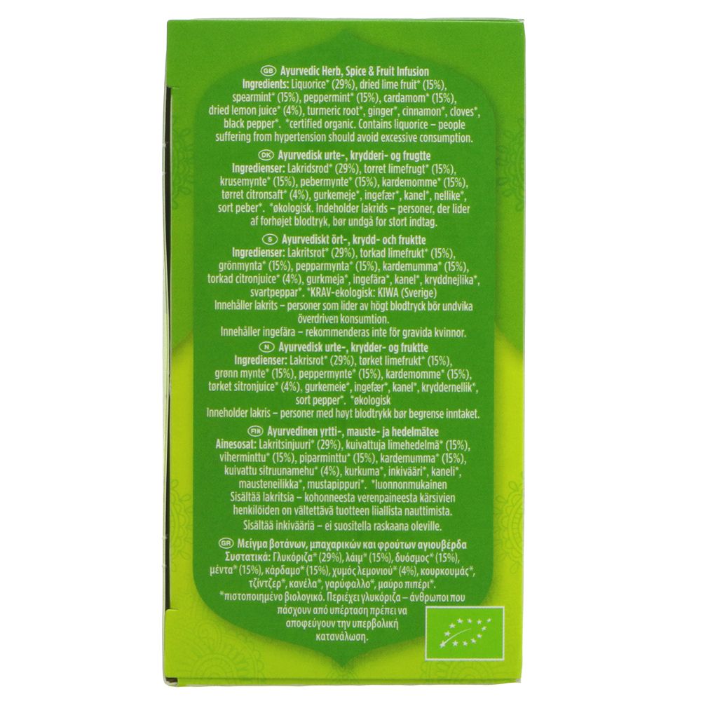 Organic Lime Mint Herbal Tea 17 Bags - Yogi Tea - Tea - Eco Natural Products