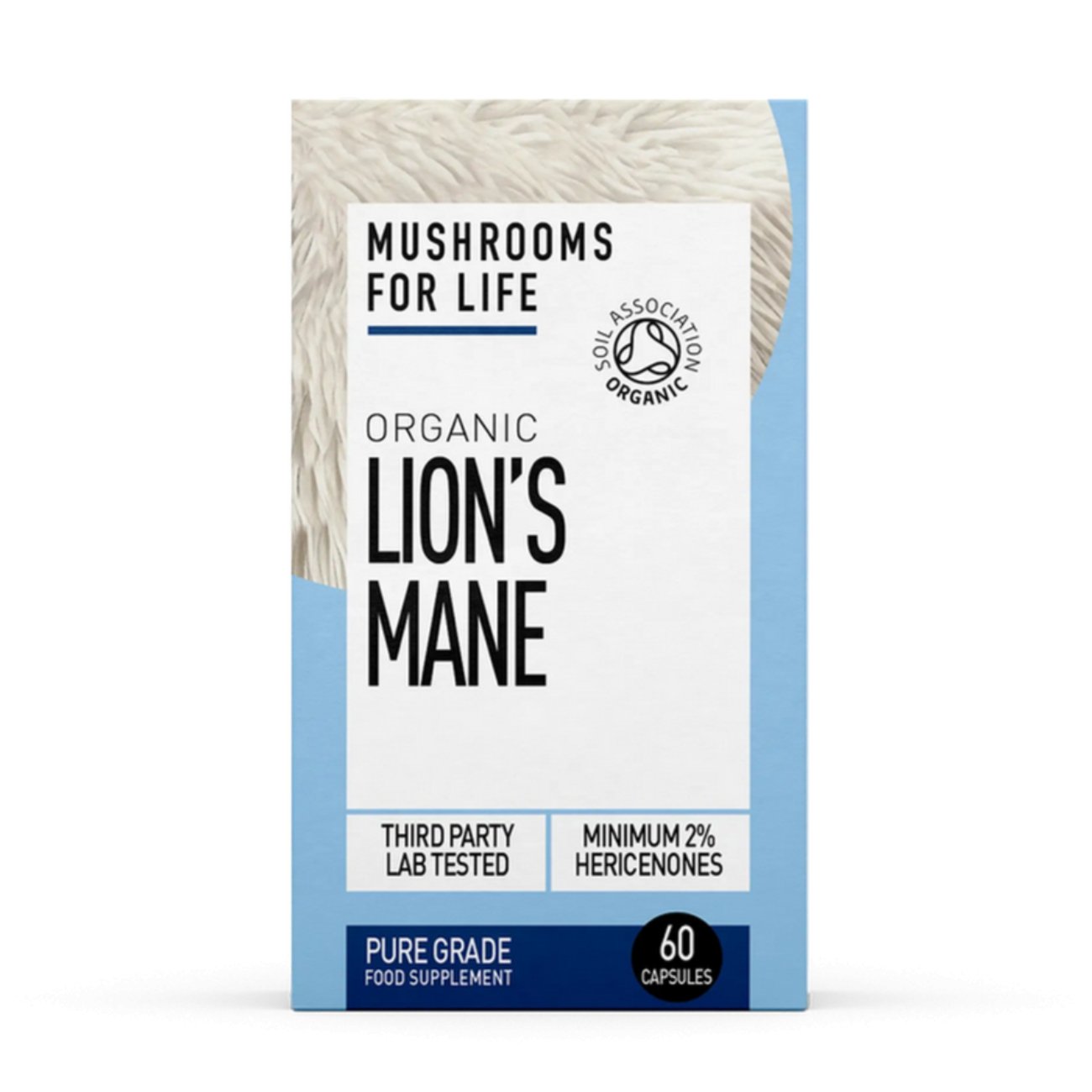 Organic Lion's Mane 60 Caps [BLACK FRIDAY] - Eco Natural Products - Mushrooms 4 Life - Food Supplement