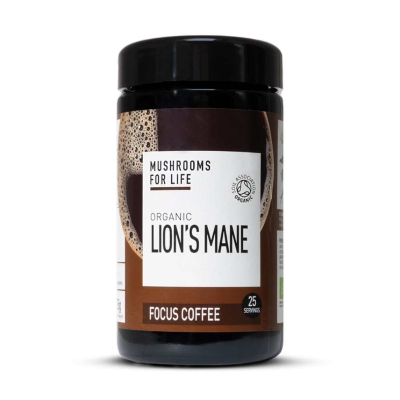 Organic Lion's Mane Focus Coffee 75g - Mushrooms 4 Life - Instant Coffee - Eco Natural Products