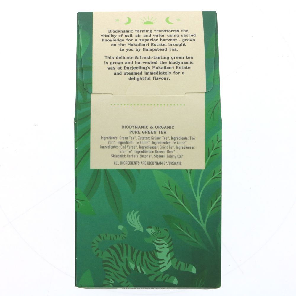 Organic Loose Leaf Green Tea 100g - Hampstead Tea - Eco Natural Products