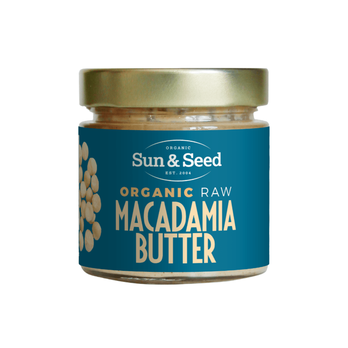 Organic Macadamia Butter 200g - Sun & Seed - Nut Butters - Eco Natural Products
