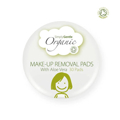 Organic Makeup Removal Pads 30's - Simply Gentle - Makeup Removal Pads - Eco Natural Products