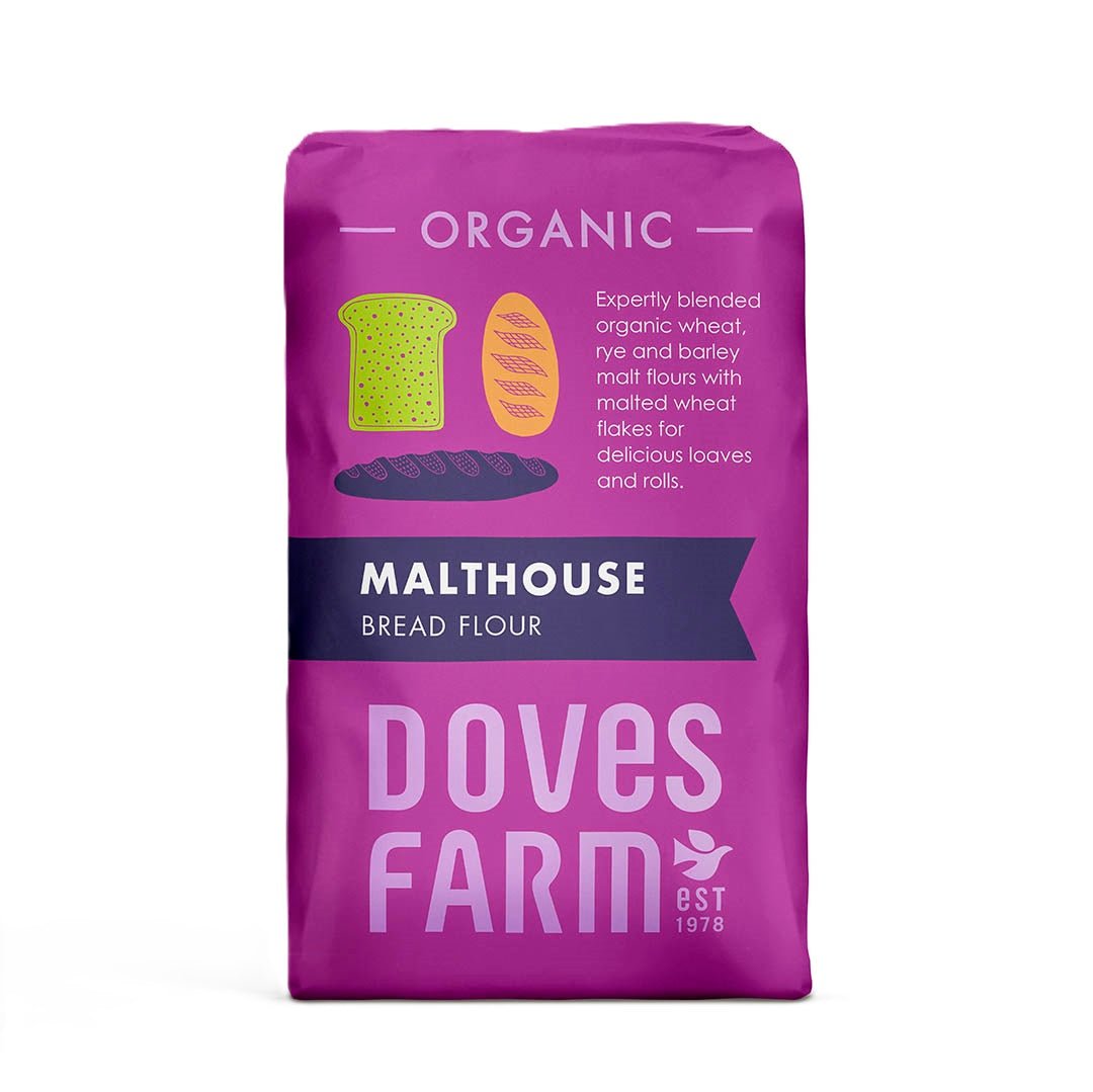 Organic Malthouse Bread Flour 1kg - Doves Farm - Flour - Eco Natural Products