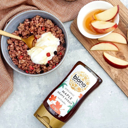 Organic Maple Agave Syrup Squeezy 350g - Biona - Syrup - Eco Natural Products