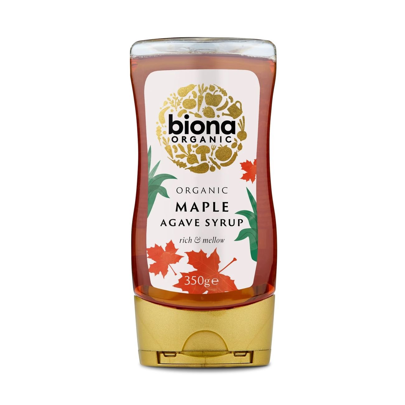 Organic Maple Agave Syrup Squeezy 350g - Biona - Syrup - Eco Natural Products