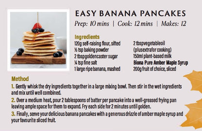 Organic Maple Syrup Amber 330g - Biona - Syrup - Eco Natural Products