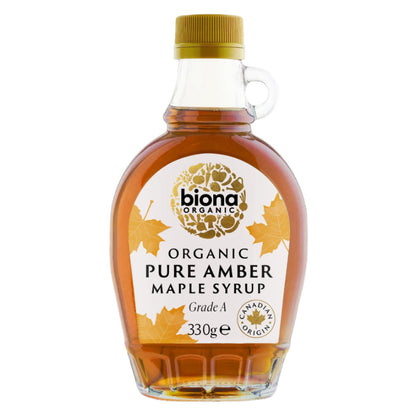 Organic Maple Syrup Amber 330g - Biona - Syrup - Eco Natural Products