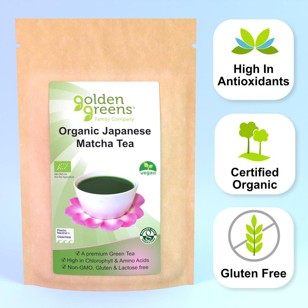 Organic Matcha Tea 100g - Eco Natural Products - Golden Greens Organic - Matcha