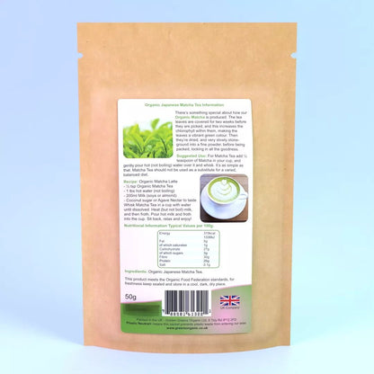Organic Matcha Tea 50g - Green Origins - Matcha - Eco Natural Products