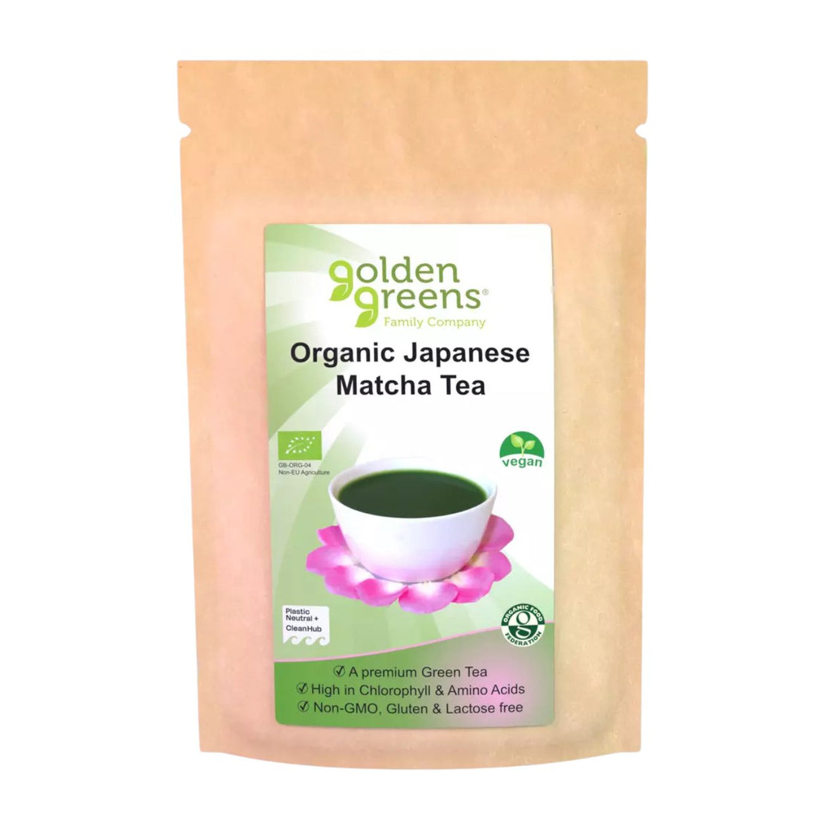 Organic Matcha Tea 50g - Greens Organic - Matcha - Eco Natural Products