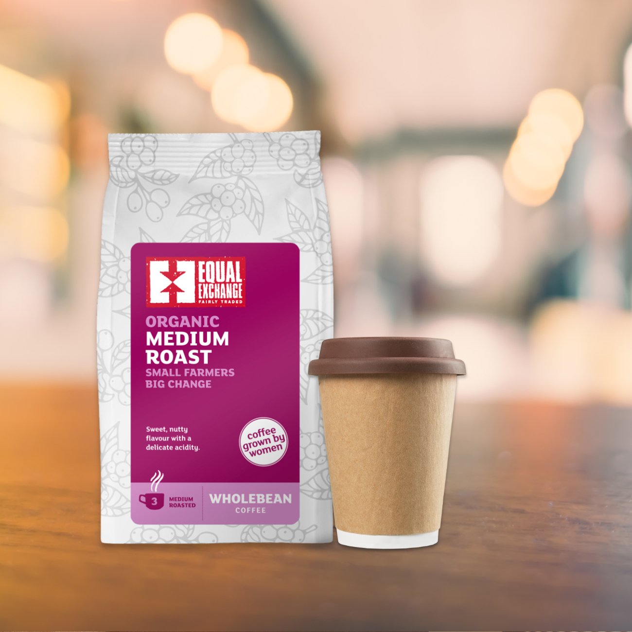 Organic Medium Roast Coffee Beans 200g - Equal Exchange - Coffee Beans & Ground Coffee - Equal Exchange