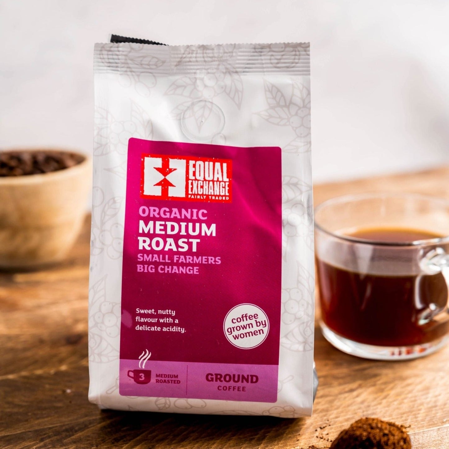 Organic Medium Roast Ground Coffee 200g - Equal Exchange - Coffee Beans & Ground Coffee - Equal Exchange